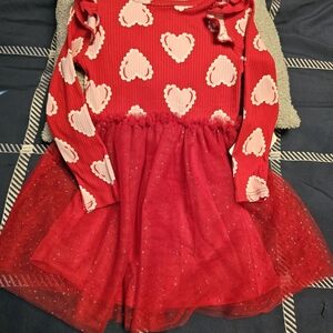 Celebrate It Red and Pink Heart Dress